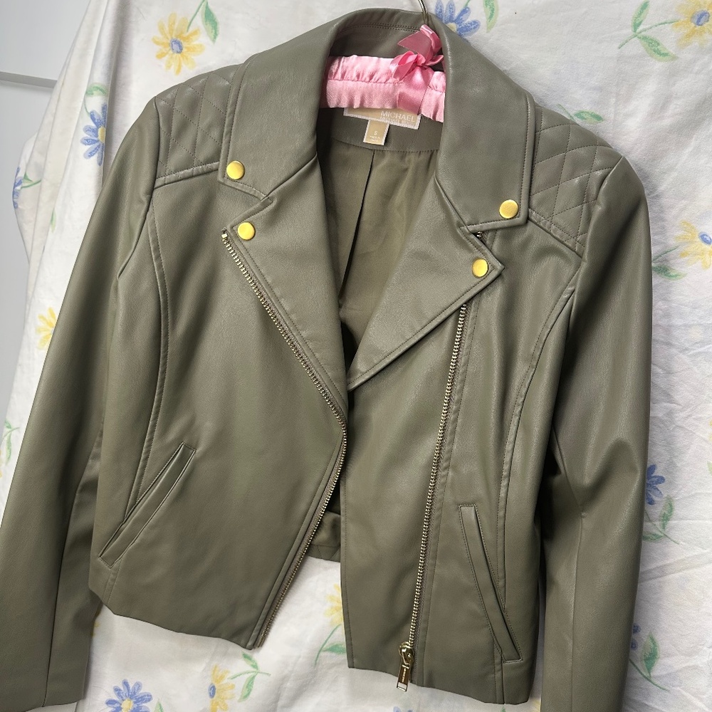 Michael Kors Olive Jacket not leather S